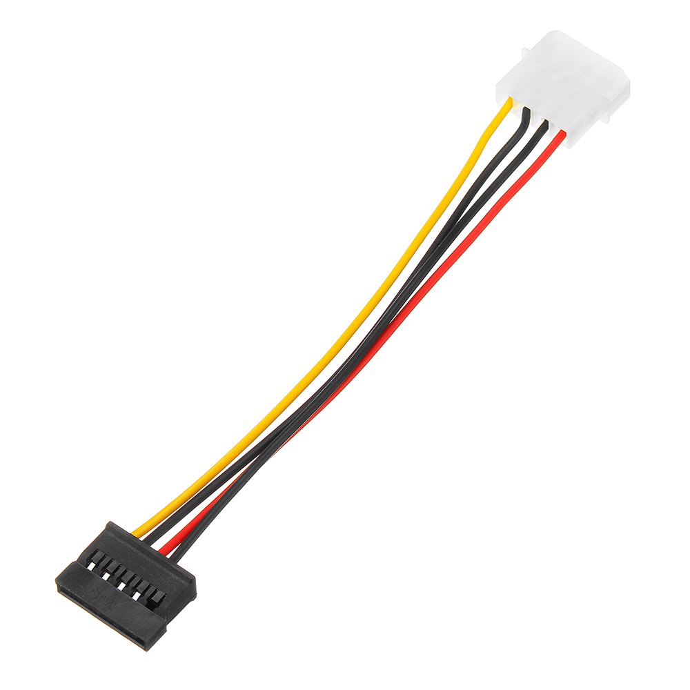SATA Power Female To Molex Male Adapter Converter Cable 6Inch Dr
