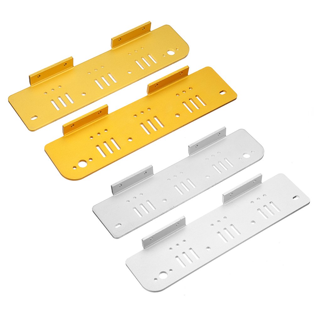 1 Pair of Gold/Silver Aluminum Alloy Both Side Plate forT200/TP200/T600 Tank Chassis Car 1 1 Pair of Gold/Silver Aluminum Alloy Both Side Plate forT200/TP200/T600 Tank Chassis Car