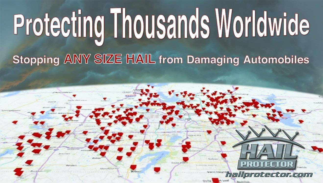 Hail Protector Patented Portable Car Cover System (ANY SIZE HAIL, REMOTE CONTROLLED, FREE MOBILE APP ALERT SUBSCRIPTION) for Sedans, Hatchbacks and Wa 3 Hail Protector Patented Portable Car Cover System (ANY SIZE HAIL, REMOTE CONTROLLED, FREE MOBILE APP ALERT SUBSCRIPTION) for Sedans, Hatchbacks and Wa - Image 3