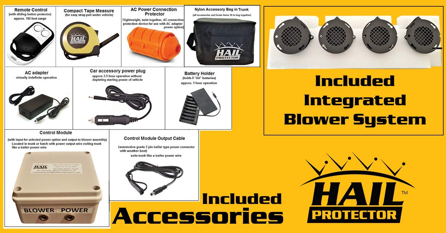 Hail Protector Patented Portable Car Cover System (ANY SIZE HAIL, REMOTE CONTROLLED, FREE MOBILE APP ALERT SUBSCRIPTION) for Sedans, Hatchbacks and Wa 5 Hail Protector Patented Portable Car Cover System (ANY SIZE HAIL, REMOTE CONTROLLED, FREE MOBILE APP ALERT SUBSCRIPTION) for Sedans, Hatchbacks and Wa - Image 5