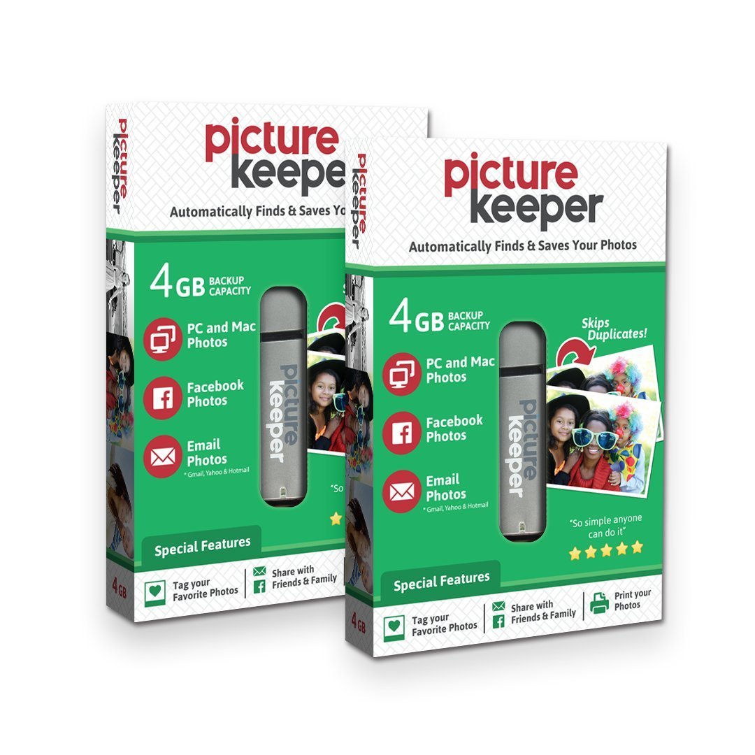 Picture Keeper 8GB Portable Flash USB Photo Backup and Storage Device for PC and MAC Computers 2