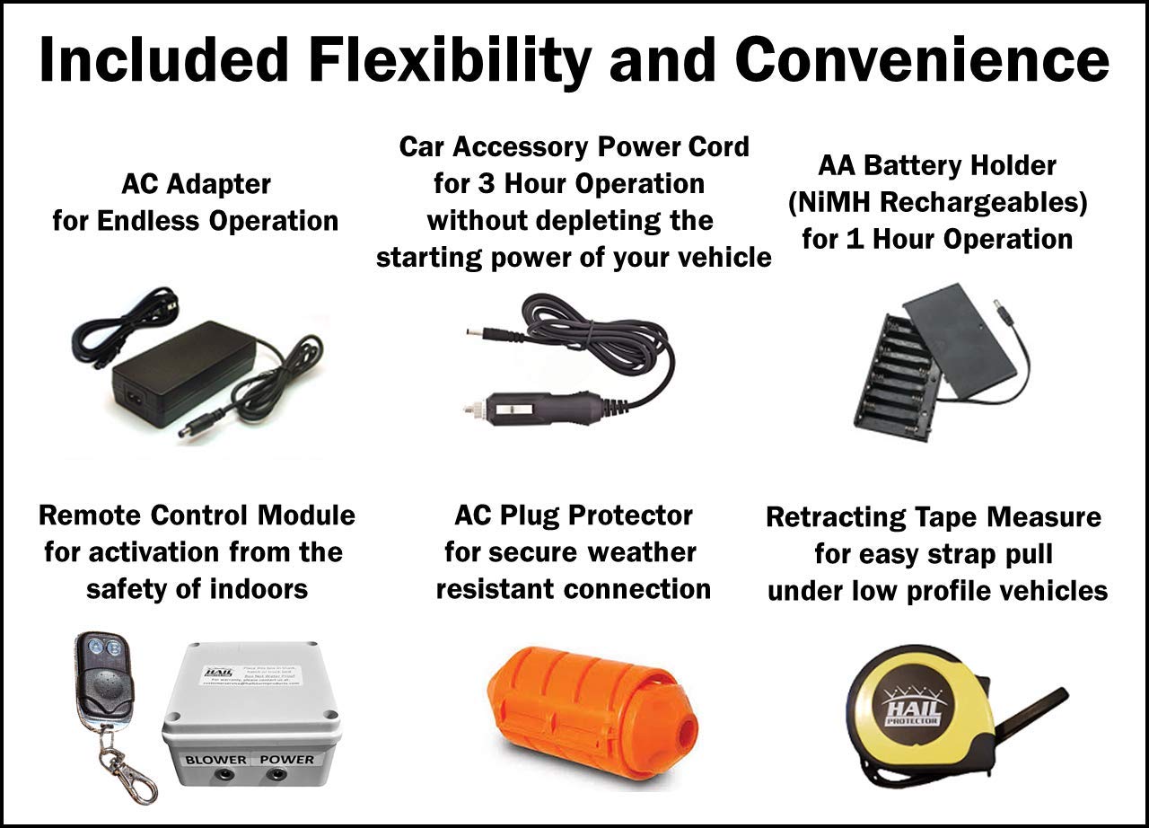 Hail Protector Patented Portable Car Cover System (ANY SIZE HAIL, REMOTE CONTROLLED, FREE MOBILE APP ALERT SUBSCRIPTION) for Sedans, Hatchbacks and Wa 15 Hail Protector Patented Portable Car Cover System (ANY SIZE HAIL, REMOTE CONTROLLED, FREE MOBILE APP ALERT SUBSCRIPTION) for Sedans, Hatchbacks and Wa - Image 15