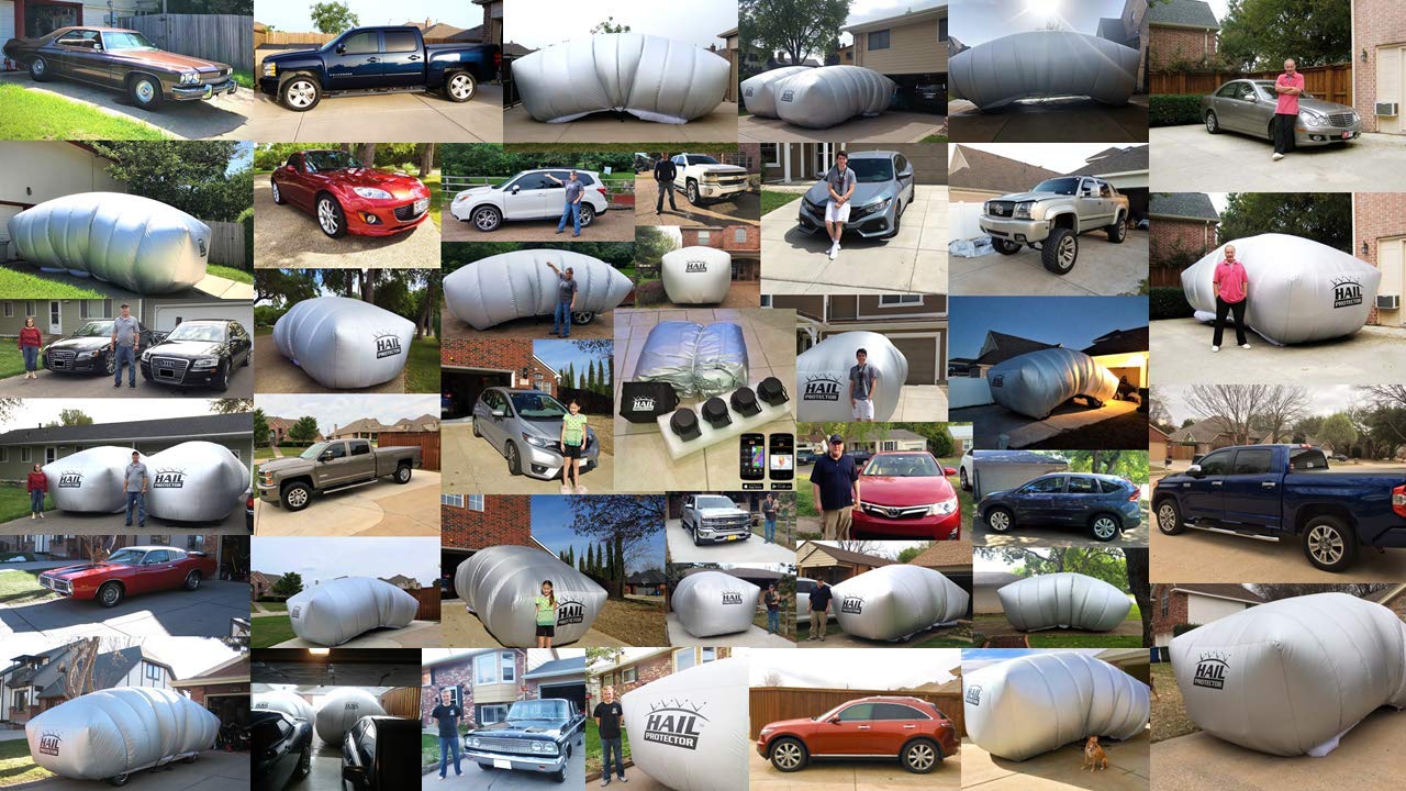 Hail Protector Patented Portable Car Cover System (ANY SIZE HAIL, REMOTE CONTROLLED, FREE MOBILE APP ALERT SUBSCRIPTION) for Sedans, Hatchbacks and Wa 16 Hail Protector Patented Portable Car Cover System (ANY SIZE HAIL, REMOTE CONTROLLED, FREE MOBILE APP ALERT SUBSCRIPTION) for Sedans, Hatchbacks and Wa - Image 16