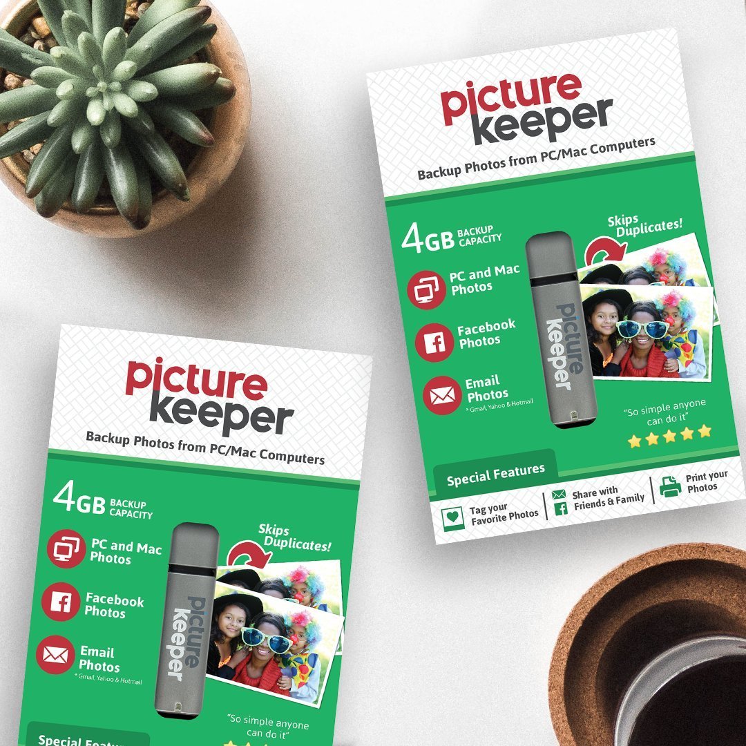 Picture Keeper 8GB Portable Flash USB Photo Backup and Storage Device for PC and MAC Computers 2 Picture Keeper 8GB Portable Flash USB Photo Backup and Storage Device for PC and MAC Computers - Image 2