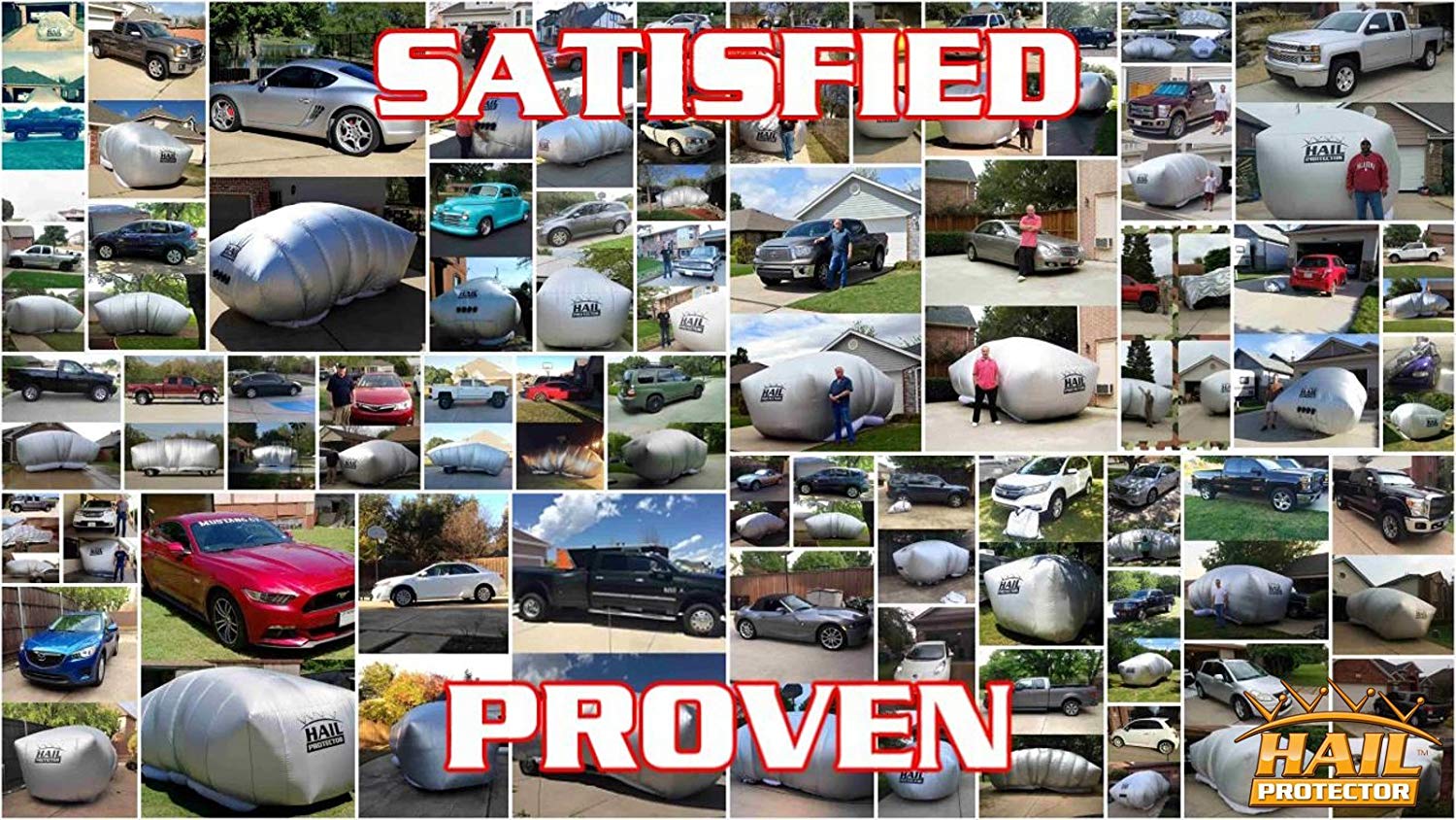 Hail Protector Patented Portable Car Cover System (ANY SIZE HAIL, REMOTE CONTROLLED, FREE MOBILE APP ALERT SUBSCRIPTION) for Sedans, Hatchbacks and Wa 6 Hail Protector Patented Portable Car Cover System (ANY SIZE HAIL, REMOTE CONTROLLED, FREE MOBILE APP ALERT SUBSCRIPTION) for Sedans, Hatchbacks and Wa - Image 6