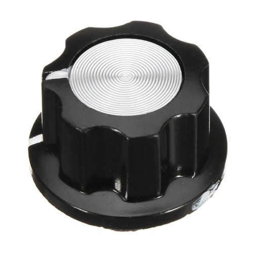 15pcs MF-A01 Bakelite Potentiometer Knob Cap Hat Diameter 20mm Bore Diameter 6.4mm For RV24YN WH118 6