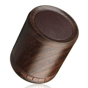 Mini Portable Wireless Bluetooth Speaker Wooden 3D Stereo TF Card Hands Free Aux-in Subwoofer