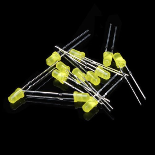 2000pcs 3MM LED Diode Kit Short Leg Mixed Color Red Green Yellow Blue White 2