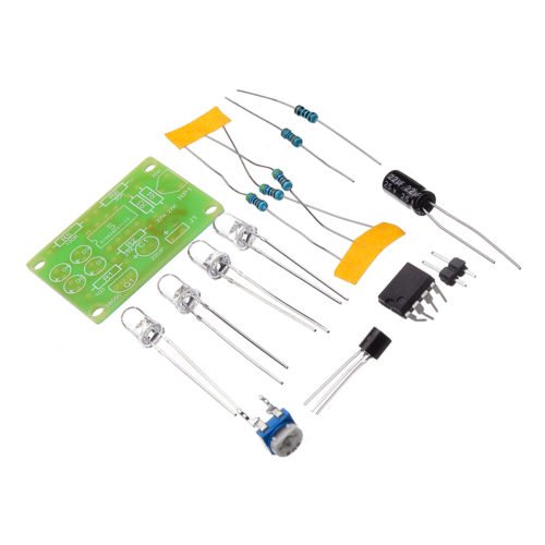 3pcs LM358 Breathing Light Parts Electronic DIY Blue LED Flash Lamp Electronic Production Kit 10