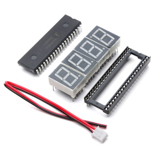 10Pcs DIY 4 Digit Ammeter Kit ICL7107 Electronic LED Soldering Set 3