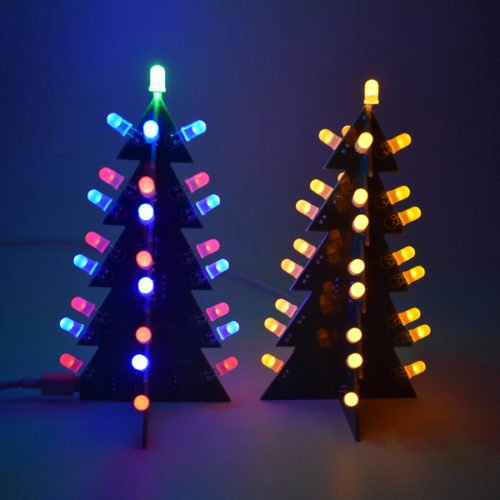 Geekcreit® DIY Star Effect 3D LED Decorative Christmas Tree Kit 4