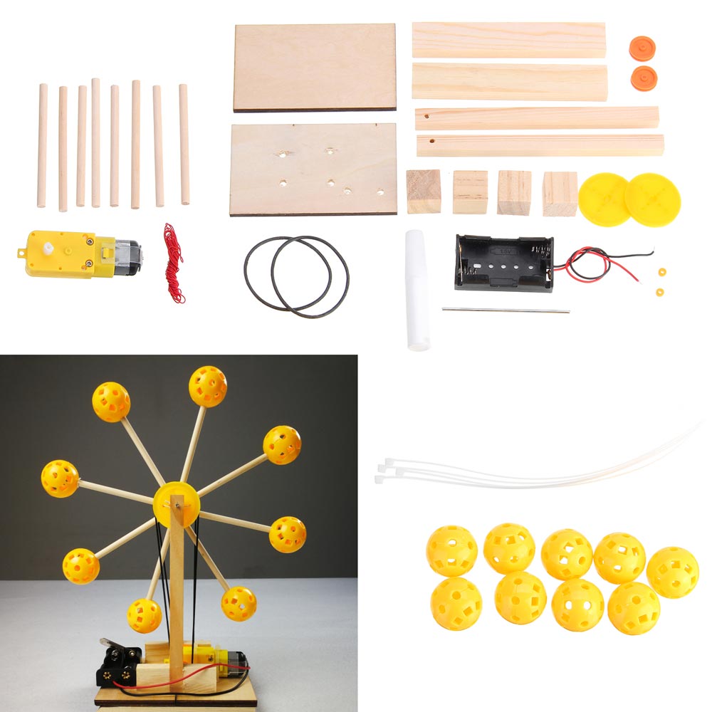 DIY Electronic Building Blocks Ferris Wheel Kit Creative Hand-made Toys 2