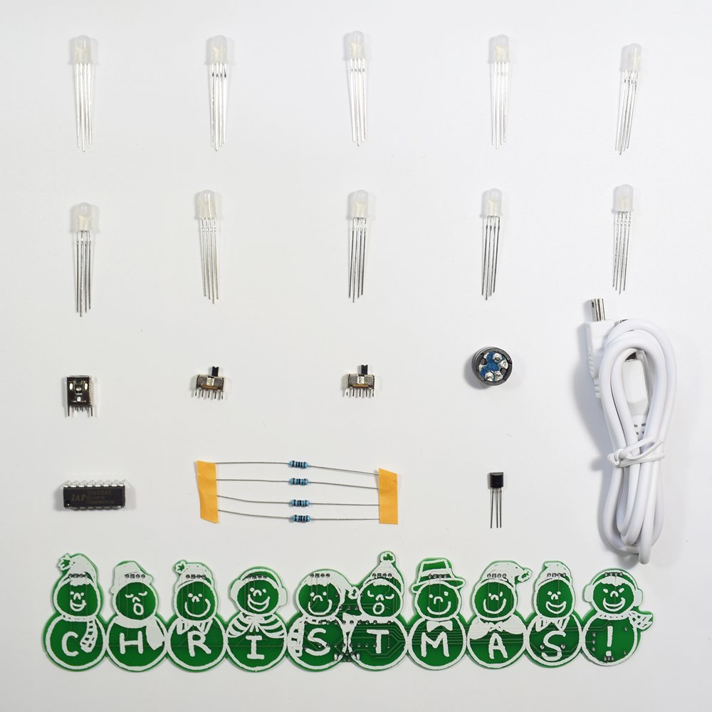 Geekcreit® DIY Full Color Christmas Snowman Music Box Kit 10 Geekcreit® DIY Full Color Christmas Snowman Music Box Kit - Image 10