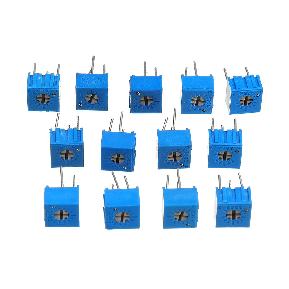 65Pcs 100R-1M Each 1 3362 Potentiometer Package 3362P Adjustable Resistor 4 65Pcs 100R-1M Each 1 3362 Potentiometer Package 3362P Adjustable Resistor - Image 4