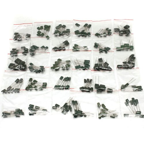 278 Pcs 470pF To 470nF 30 Values Polyester Film Capacitor Assorted Kit 5