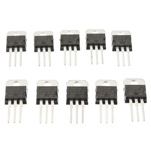 100pcs TIP120 NPN TO-220 Darlington Transistor 2