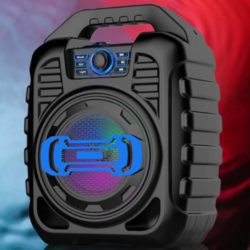 Bakeey Wireless Bluetooth Speaker Kalaoke Colorful Light Stereo TF Card FM Radio Portable Speaker 6