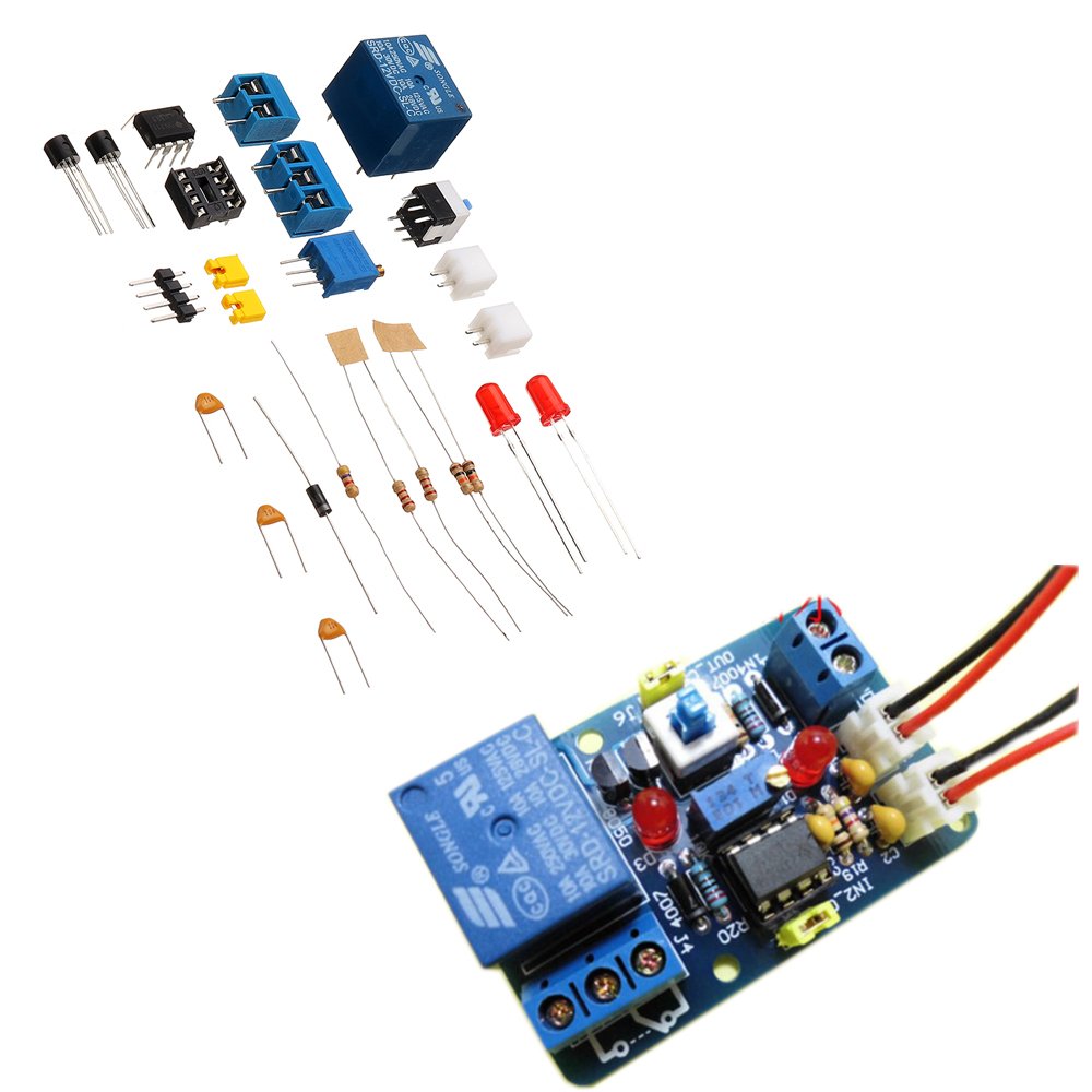 DIY LM393 Voltage Comparator Module Kit with Reverse Protection Band Indicating Multifunctional 12V Voltage Comparator Circuit 2
