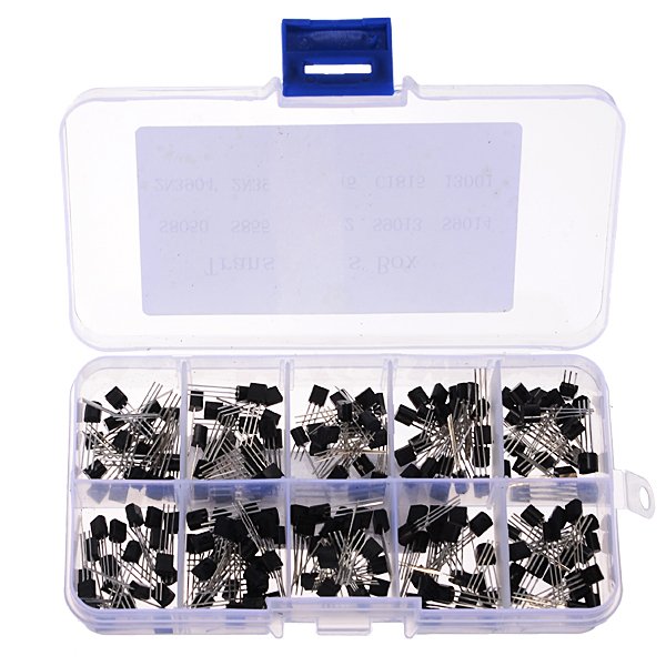 3 x 200pcs 10 Values Transistors Pack Transistor Assortment Kit With Storage Box 1 3 x 200pcs 10 Values Transistors Pack Transistor Assortment Kit With Storage Box