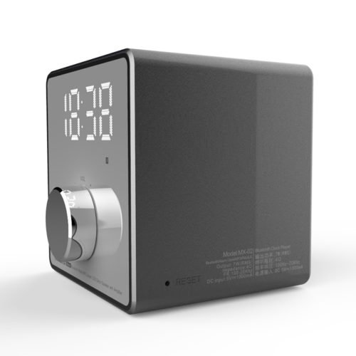 Mini Alarm Clock Bluetooth Recording Repeater Speaker Shock Bass HIFI Music Player Support FM TF USB 5