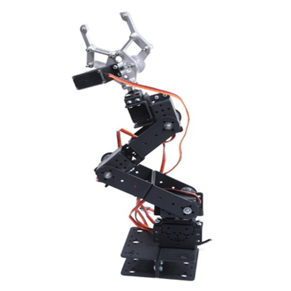 DIY 6 DOF 3D Rotating Mechanical Robot Arm Kit For Smart Car 2