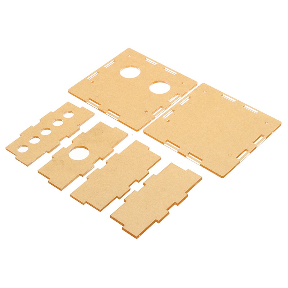 5pcs Transparent Acrylic Housing Shell For 6J1 Tube Preamplifier Amplifier Module Case 2 5pcs Transparent Acrylic Housing Shell For 6J1 Tube Preamplifier Amplifier Module Case - Image 2