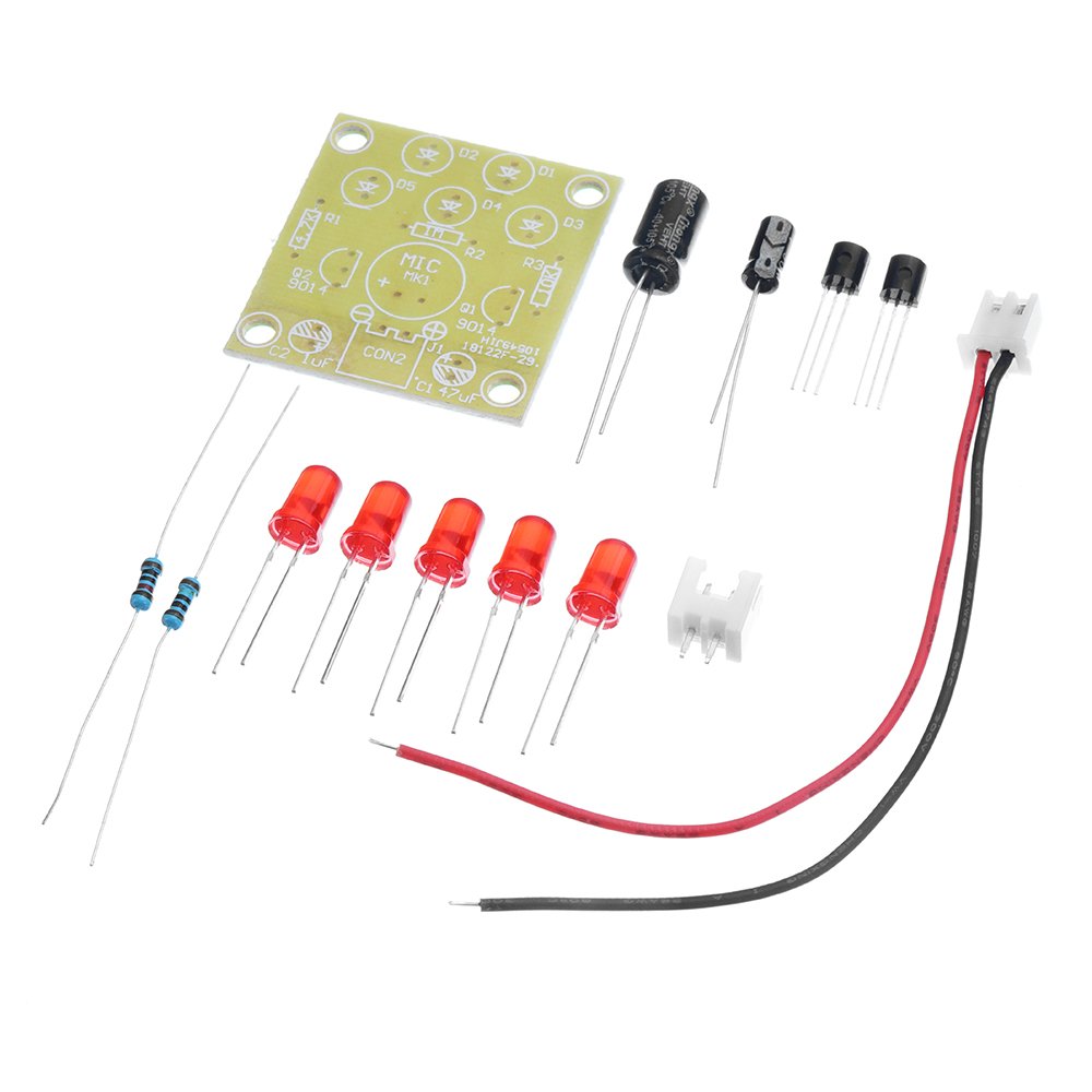 Flash комплекты. Набор DIY Kit голосового управления светодиодами 3-4.5v. 3w DIY голосовая запись. Flash комплект. Small Electronics.
