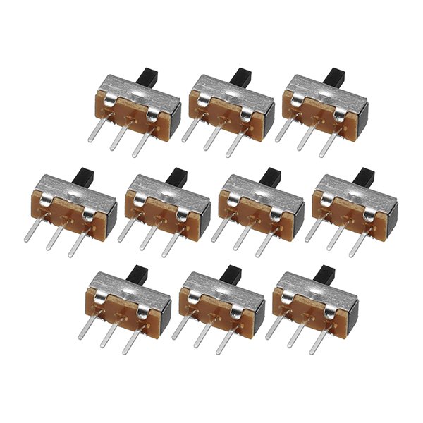 500pcs SS12d00G4 2 Gear 3 Pin Toggle Switch Slide Switch Interruptor On-Off Horizontal Handle Type Handle Length 4mm 2