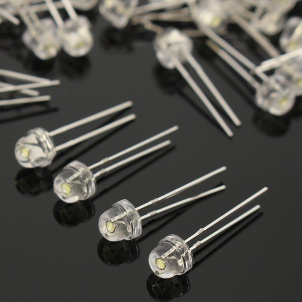 1000pcs F5 5mm White Bright Diode Straw Hat Super Light LED Assortment Kit 1 1000pcs F5 5mm White Bright Diode Straw Hat Super Light LED Assortment Kit