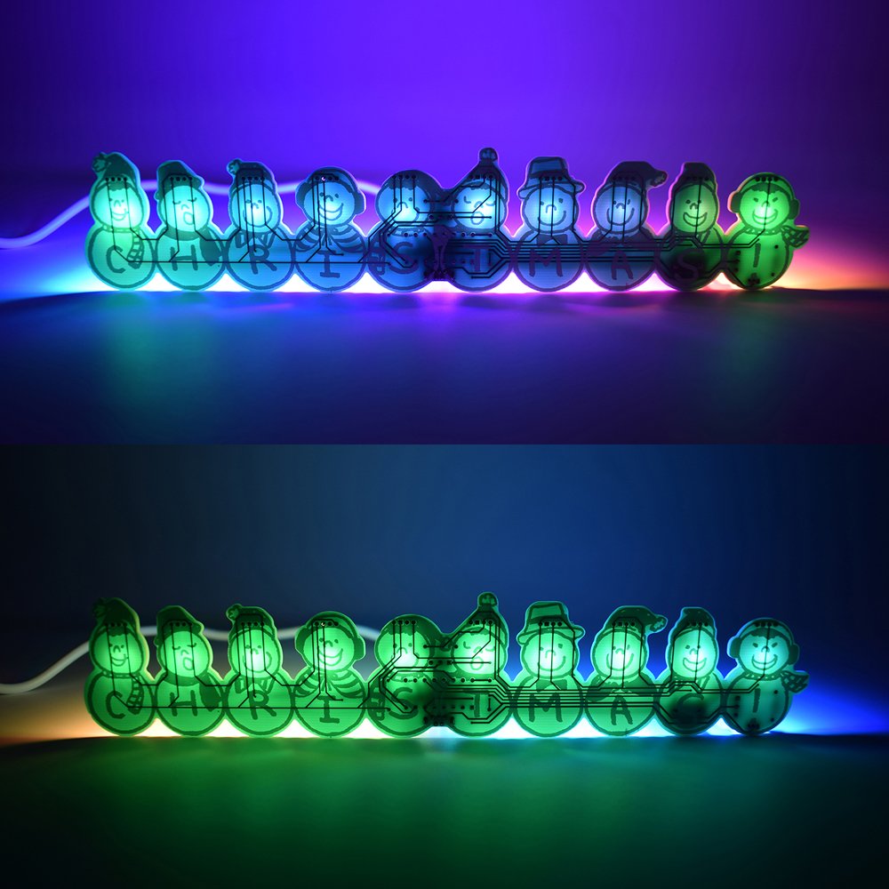 Geekcreit® DIY Full Color Christmas Snowman Music Box Kit 3 Geekcreit® DIY Full Color Christmas Snowman Music Box Kit - Image 3