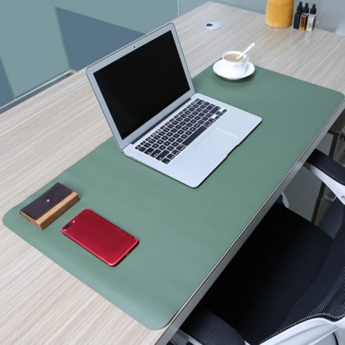 80x40cm Both Sides Two Colors Extended PU leather Mouse Pad Mat Large Office Gaming Desk Mat 3