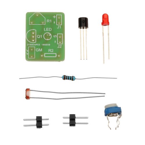 3pcs DIY Photosensitive Induction Electronic Switch Module Optical Control DIY Production Training Kit 2