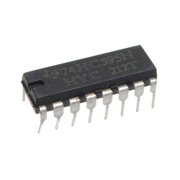75pcs SN74HC595N 74HC595 74HC595N HC595 DIP-16 8 Bit Shift Register IC 2
