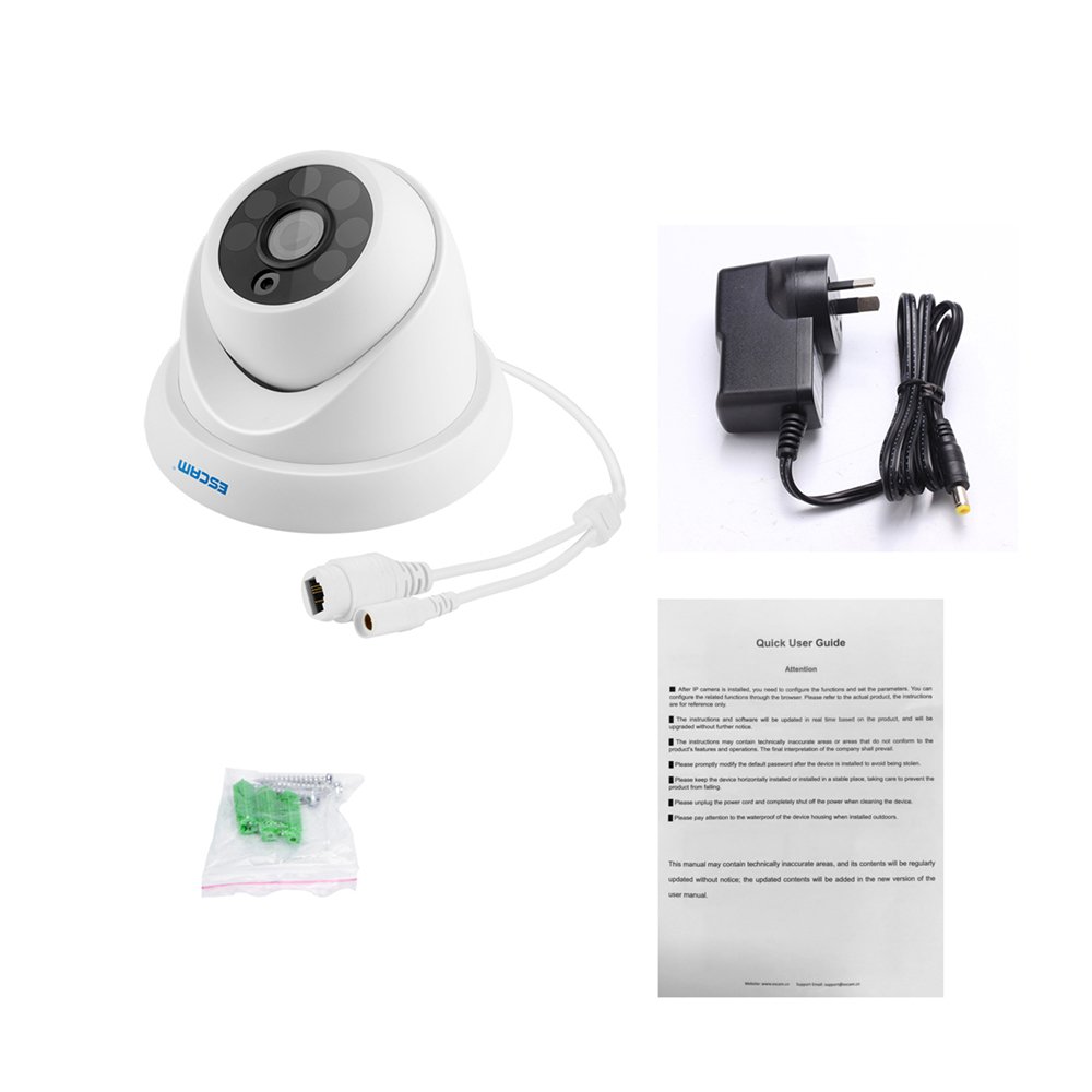 ESCAM QH001 ONVIF H.265 1080P P2P IR Dome IP Camera Motion Detection with Smart Analysis Function 7 ESCAM QH001 ONVIF H.265 1080P P2P IR Dome IP Camera Motion Detection with Smart Analysis Function - Image 7