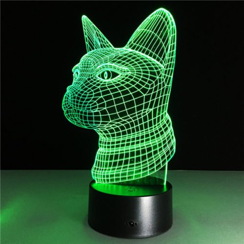 Colorful Festival Halloween LED 3D Illusion Lamp Night Light TF Card Bluetooth Speaker 6