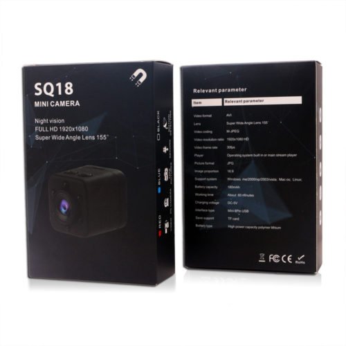 2018 SQ18 HD 1080P Mini Camera Night Vision Mini Camcorder Sport Outdoor Portable 6