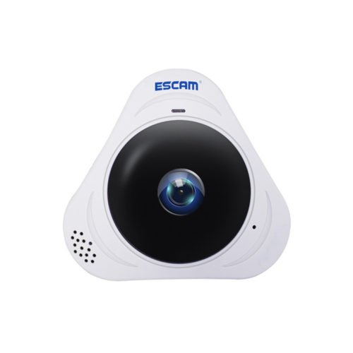 ESCAM Q8 960P 1.3MP 360 Degree VR Fisheye WiFi IR Infrared IP Camera Two Way Audio Motion Detector 2