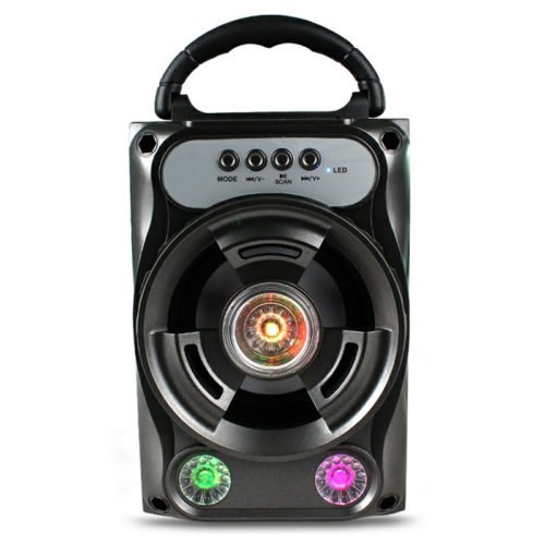 Portable Wireless Bluetooth Speaker Colorful Light Dual Unit Stereo Bass Party Outdoors Speaker 2