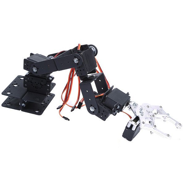 DIY 6 DOF 3D Rotating Mechanical Robot Arm Kit For Smart Car 3 DIY 6 DOF 3D Rotating Mechanical Robot Arm Kit For Smart Car - Image 3