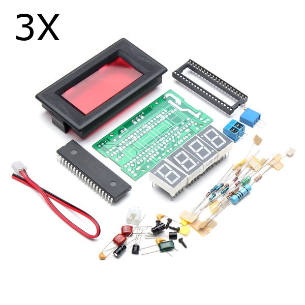 3Pcs ICL7107 4 Digital Ammeter DIY Kit Electronic LED Soldering Set 1