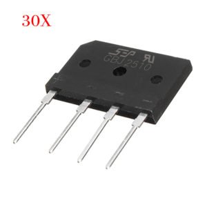 30pcs 25A 1000V Diode Rectifier Bridge GBJ2510 Power Electronic Components For DIY Projects