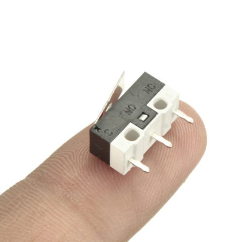 1A 250VAC 2A 30VDC SPDT 1NO 1NC Mini Micro Switch Short Straight Hinge Lever 7