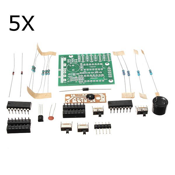 5Pcs DIY 16 Music Box 16 Sound Box Kit Electronic DIY Suite 1