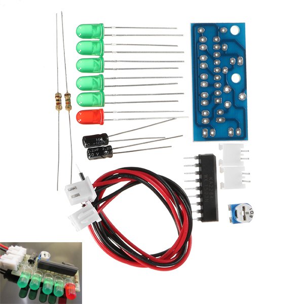 3Pcs KA2284 LED Level Indicator Module Audio Level Indicator Kit Electronic Production Kit 1