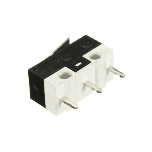 1A 250VAC 2A 30VDC SPDT 1NO 1NC Mini Micro Switch Short Straight Hinge Lever 5