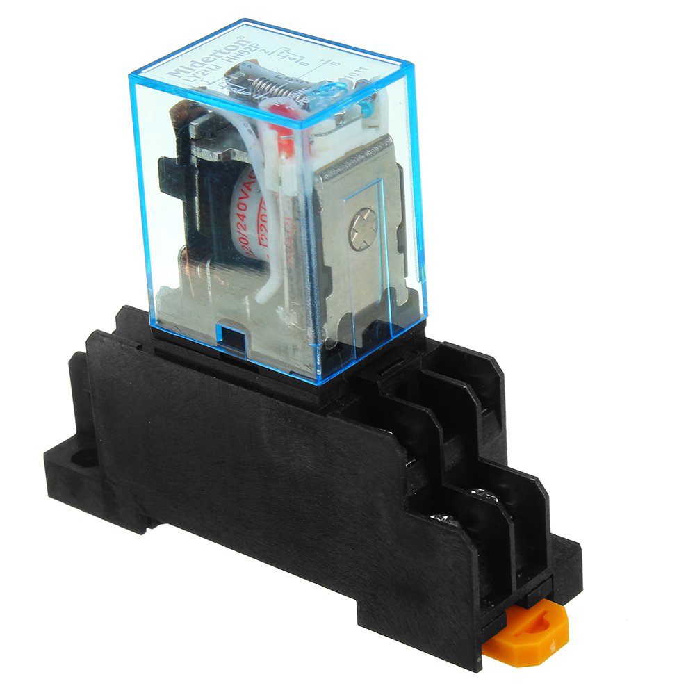 5Pcs AC220V Coil Power Relay LY2NJ JQX-13F DPDT 8 Pin PTF08A With Socket Base 3 5Pcs AC220V Coil Power Relay LY2NJ JQX-13F DPDT 8 Pin PTF08A With Socket Base - Image 3