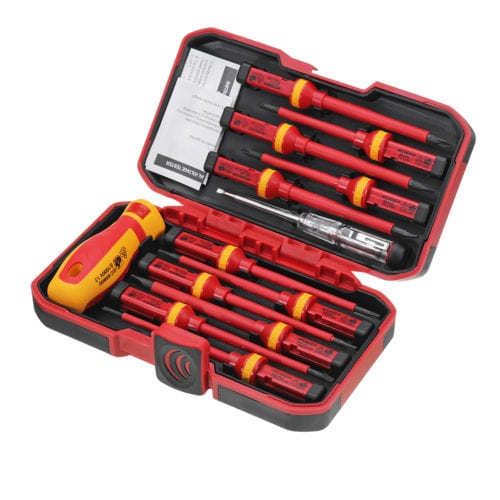 13Pcs 1000V Electronic Insulated Screwdriver Set Phillips Slotted Torx CR-V Screwdriver Repair Tools 3