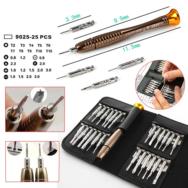 DANIU 25 in 1 Multi-purpose Precision Screwdriver Wallet Set Repairtools 10 DANIU 25 in 1 Multi-purpose Precision Screwdriver Wallet Set Repairtools - Image 10