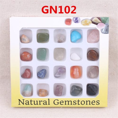 AU Natural Gemstones Stones Variety Collection Crystals Kit Mineral Geological Teaching Materials 5