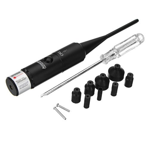 Red Dot Laser Bore Sighter .177 to .50 Caliber Sighting Positioning Ultimate Laser Boresighter Kit 1